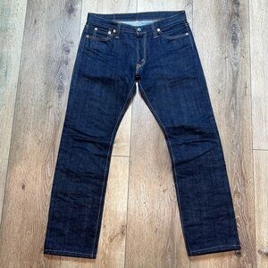 The Flat Head F2001 Dark Wash Selvedge Jeans Size 29